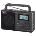 オーム(OHM) 電機AudioComm ラジオ 卓上 ラジオNIKKEI 短波放送 目覚まし レトロ AM/FM PLLポータブルラジオ 時計/アラーム/スリープタイマー 自動選局 ワイドFM 電池式 防災 ブラック 敬老の日 父の日 ギフト RAD-T570N 03-5550