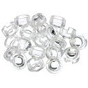 PATIKIL 13 mm LED凸レンズ 20個 15度光線角度 アクリル LED光学凸コンデンサレンズ 1W 3W LEDランプビーズ熱線カメラ用 透明
