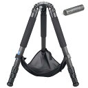 ARTCISE 2024デザイン 36mm直径カーボンファイバートラベル三脚 超高耐荷重40kg以上 超大型カーボン 三脚 4段 ナットロック式 中心軸付き プロフェッショナルレベル撮影機械 多場景適用 カメラビデオ三脚 デジタルカメラ 一眼レフカメラ Canon Nikon Petax Sonyなど用 収