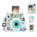 HIYQIN instax mini 12ケース、FUJIFLM 「チェキ instax mini 12」専用カメラケース4点セット チェキ 12 クリア ケー...