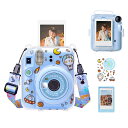 HIYQIN instax mini 12ケース、FUJIFLM 「チェキ instax mini 12」専用カメラケース4点セット チェキ 12 クリア ケー...