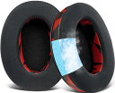 【送料無料】SOULWIT 冷却ジェル イヤーパッド Sony MDR-CD900ST/MDR-7506/MDR-1ABT/RBT/RNC 用 & SteelSeries Arctis 1/3/5/7/9X/Pro/prime 用 & HyperX Cloud 1/ii/alpha/core 用 & ATH M50X/M40X/M20x/WS660BT/WS1100 用 パッド レッドストーム