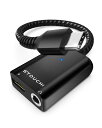 Stouchi タイプC イヤホン 変換ケーブル USB Type C to 3.5mm Aux端子 イヤホン変換アダプター 高耐久編組ナイロン アルミ製 イヤホンジャック 変換 タイプC 30W PD/QC急速充電器 DAC搭載 Hi-Fi音質 24bit/96kHz 音楽再生 通話?音量調節可能 Android/iPad/iPhone16/15シ(2)