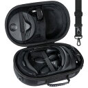 【Aenllosi 専用収納ケース】互換品 Meta Quest 3/Quest Pro VRヘッドセット スーツケース 傷や衝撃に強い ブラック(ケースのみ)
