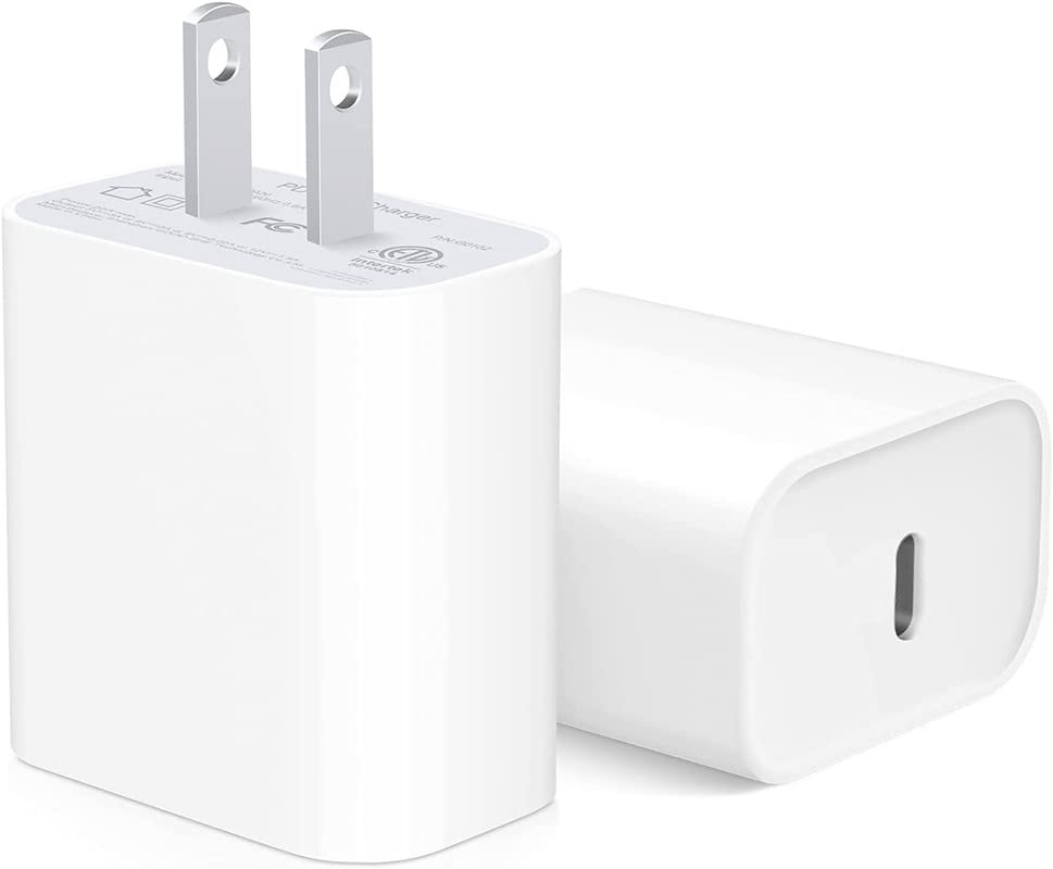 【送料無料】VHBW iphone 充電器 (2個) Type-C PD 充電器 20W 急速充電器 PSE認証 防火カバー 対応iPad/Android/iPhone14/13/12/11/X/XS/XR/8/7/SEシリーズその他Type-C機器 タイプc 充電器/充電器 iphone/スマホ充電器