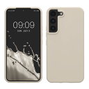 【送料無料】kwmobile スマホケース Samsung Galaxy S22対応 ケース - TPU リキッド シリコン カバー - 耐衝撃 傷防止 サラサラ Case