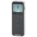 オーム電機AudioComm デジタルICレコーダー ボイスレコーダー 8GB MP3録音 WAV録音 MP3再生 WAV再生 会話録音 自動開始 ノイズ軽減 ブラック ICR-U138N 03-1910 OHM