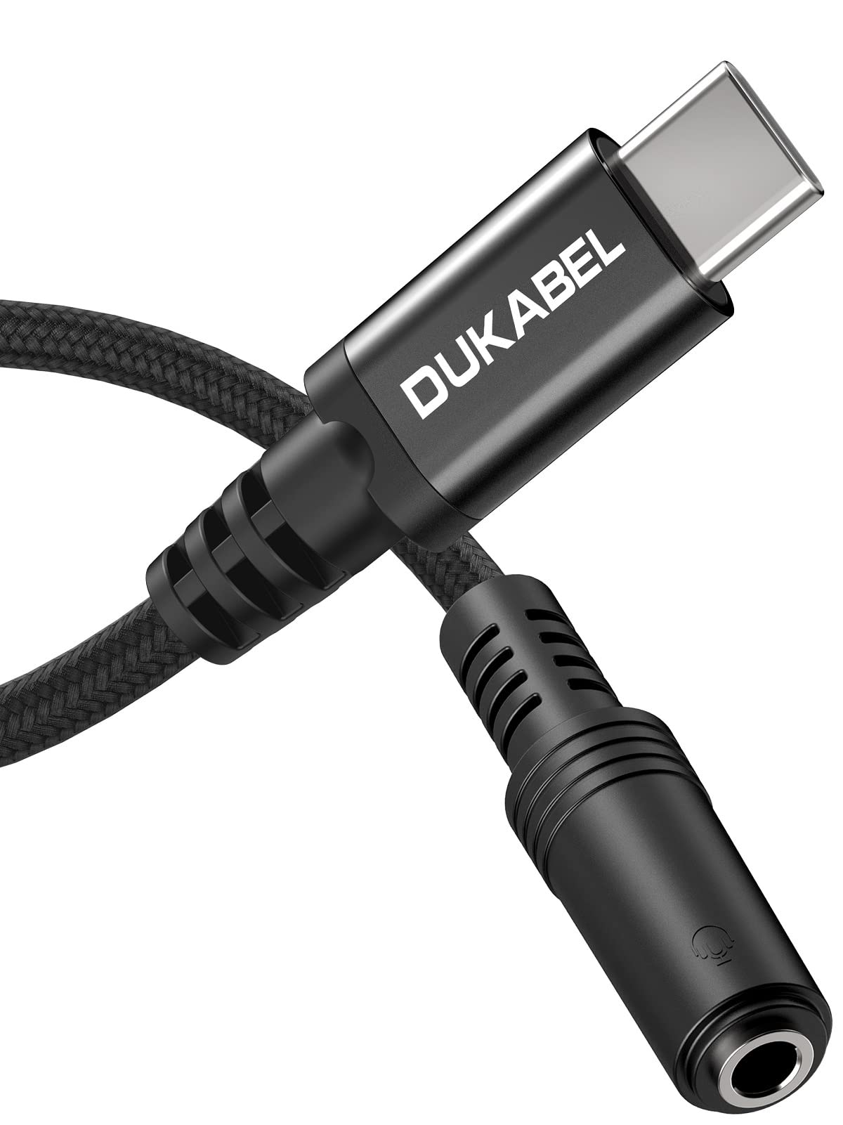 【送料無料】DuKabel 30cm usb c イヤホンジャック USB C to 3.5mmイヤホン 変換ア...