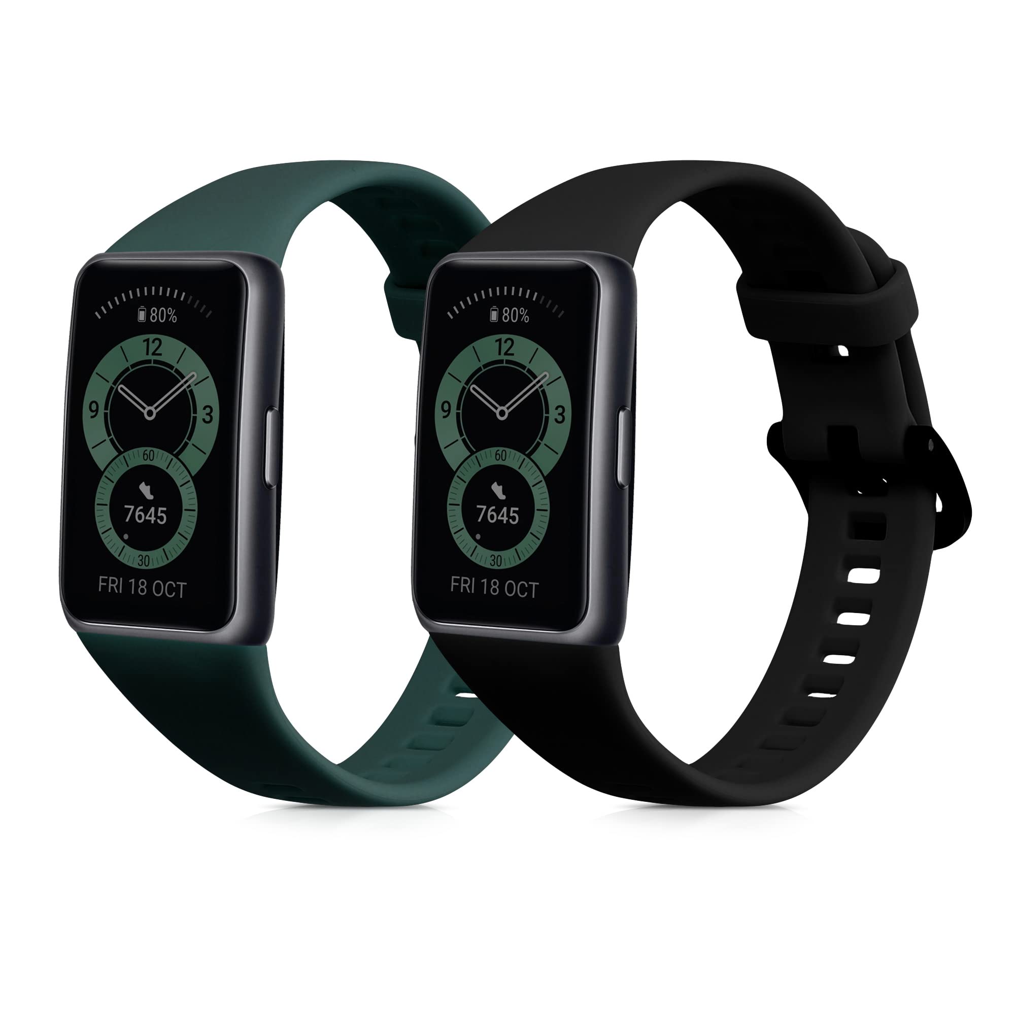 kwmobile 2x 򴹥٥ Huawei Band 6б Х - ꥳХ ե TPU ѵ