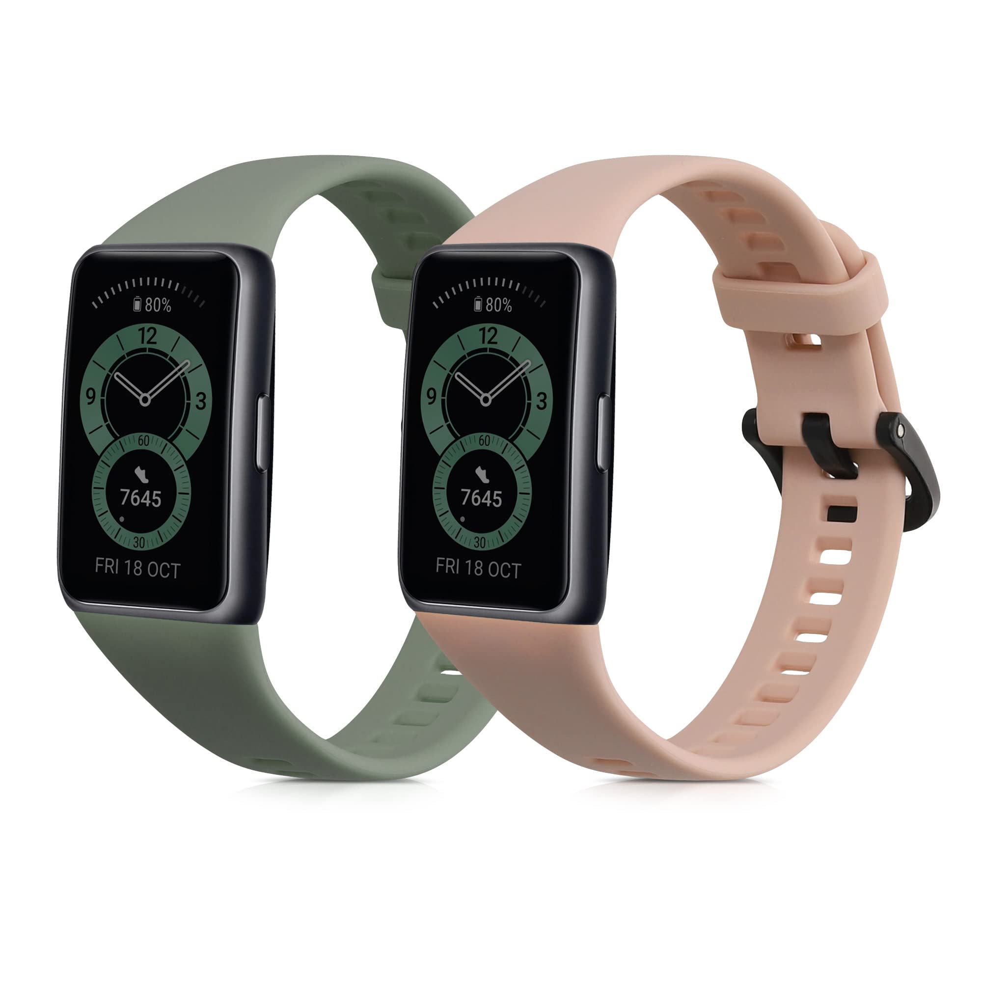 kwmobile 2x 򴹥٥ Huawei Band 6б Х - ꥳХ ե TPU ѵ
