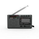 【送料無料】XHDATA D368 ポータブル短波ラジオ FM AM SW ワイドFM DSP ステレオ 防災ラジオ MP3 プレーヤー ワイヤレス 高感度受信サポート マイクロ SD カードと USB 親のために良い 日本語説明書付き