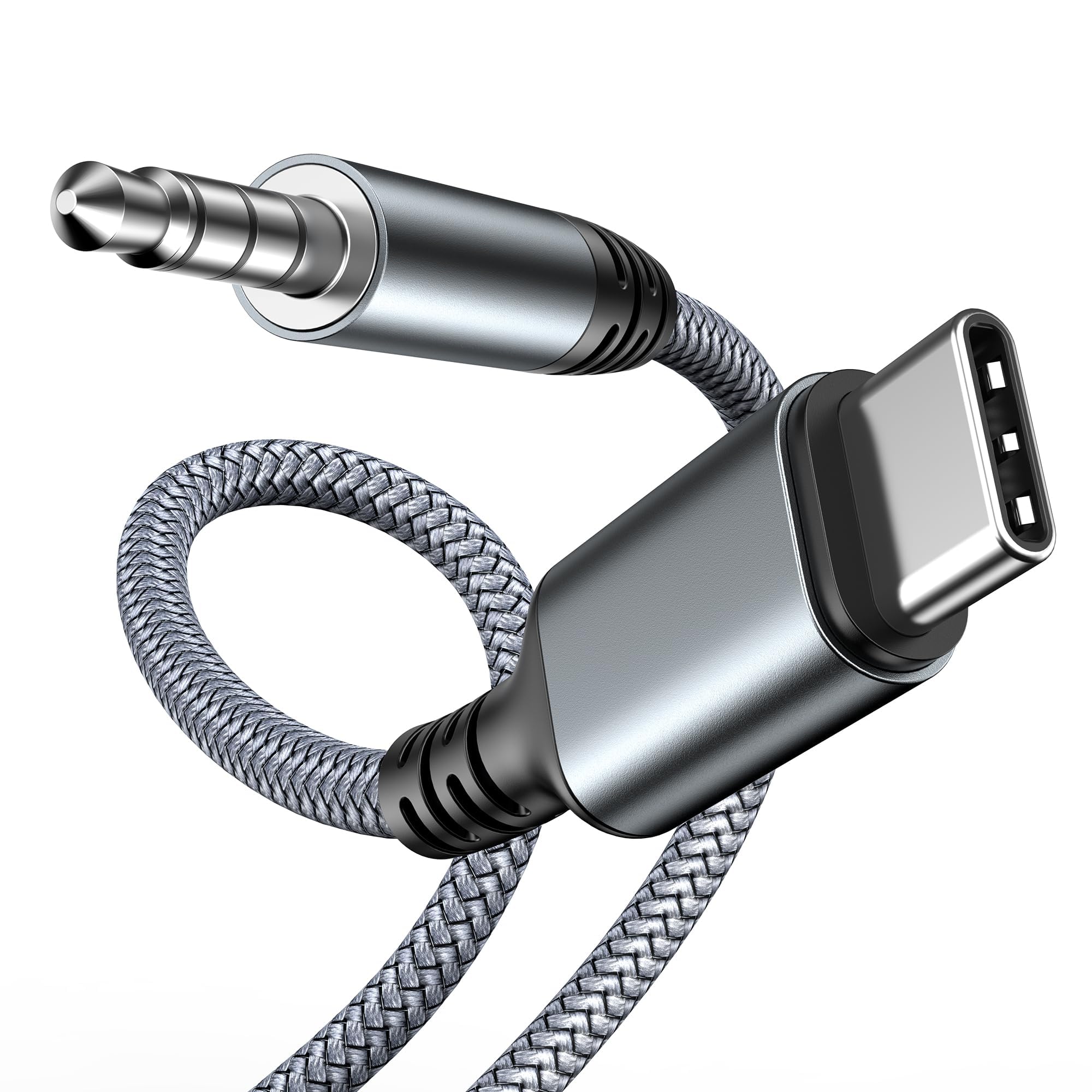 Highwings AUX֥ c USB C to 3.5mm ƥ쥪֥ Ѵ֥ DAC ϥ쥾 4...
