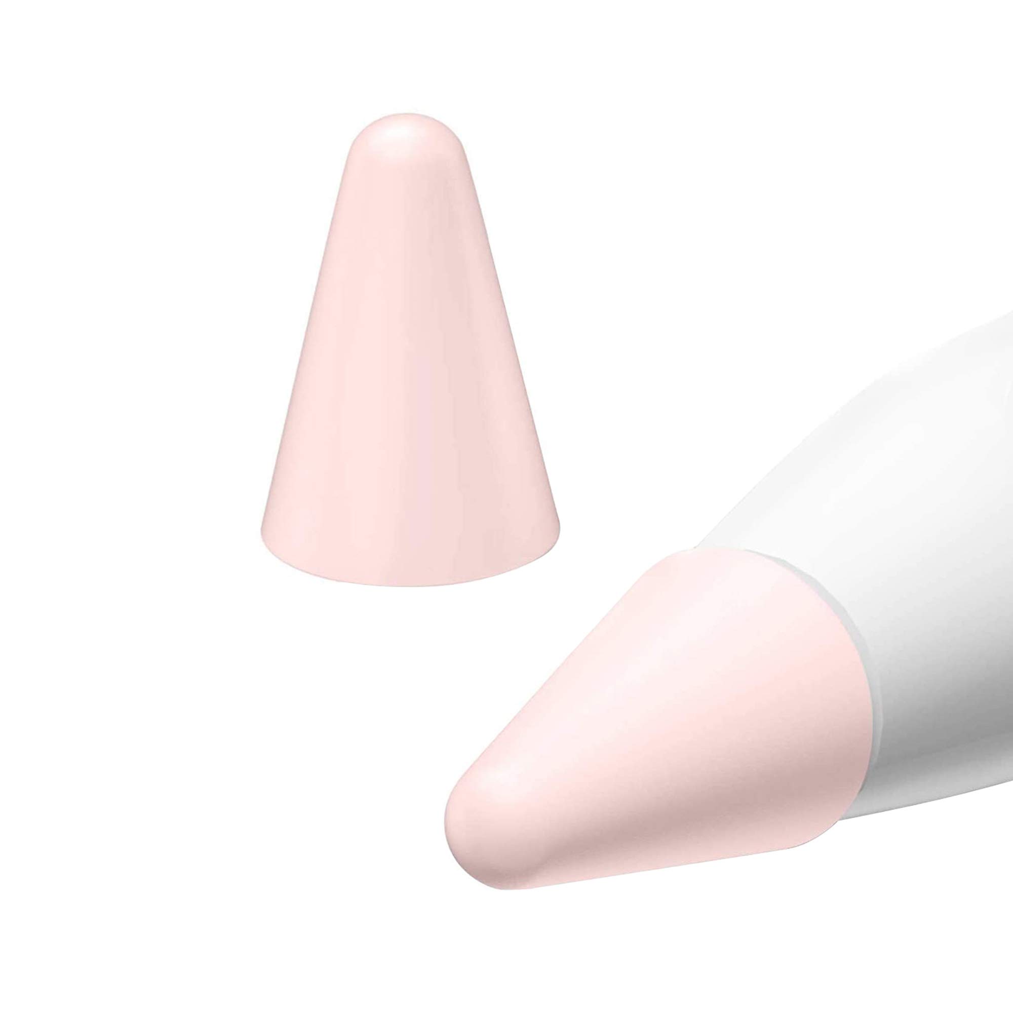 【送料無料】PZOZ 6個入り Apple Pencil ペン先 アップルペンシル 2 保護 カバー 第1世代/第二世代 ペン先 つけペン 超薄 tips 脱着?? 摩擦を増やす 静かな 滑り止め（ピンク）