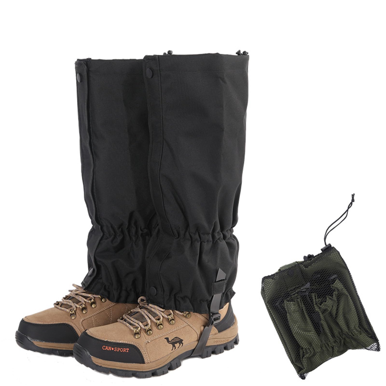 UNIQOCK 登山スパッツ 防水 ゲイター ロングスパッツ 登山 ロングゲイター 登山ゲイター レッグカバー 高耐久性 撥水
