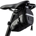 UNIQOCK 自転車 サドルバッグ 防水 シートバッグ テールバッグ 10L大容量 ロードバイク マウンテンバイク 折りたたみ 反射ロゴ付き 取り付け簡単 (XS)