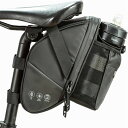 UNIQOCK 自転車 サドルバッグ 防水 シートバッグ テールバッグ 10L大容量 ロードバイク マウンテンバイク 折りたたみ 反射ロゴ付き 取り付け簡単 (...