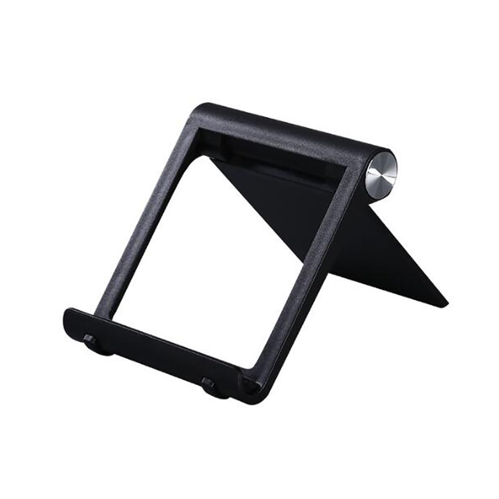 【送料無料】CHENLONB タブレットスタンド スマホスタンド ABS素材 軽量 折りたたみ式 角度調整可能 滑り防止 スマホ タブレットに適用 (ブラック-B)
