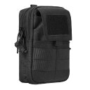 【送料無料】LefRight 多用途 MOLLE モール 携帯電話 スマートフォン ベルト ポーチ ミリタリー スタイル ウエスト バッグ メンズ アウトドア