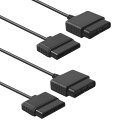 TENINYU PS2コントローラー延長ケーブルコード 6フィート/1.8m PS2ゲームコンソール用コントローラー延長 2パック