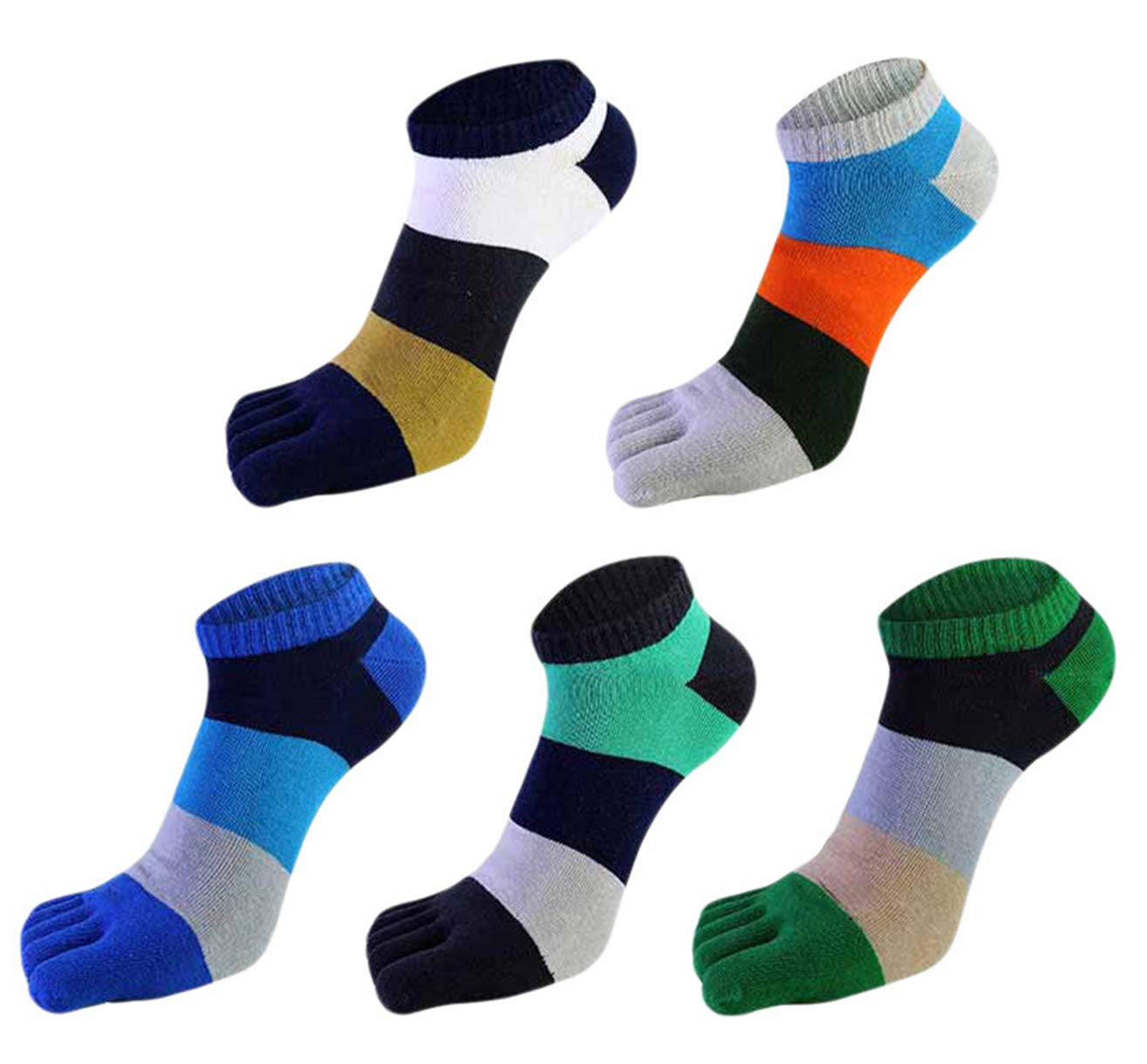 【送料無料】[メンデンス] 5本指 ソックス スポーツソックス 靴下 メンズ ソックス くるぶし 5足組 ランニングソックス 防臭 滑り止め スポーツ靴下 ソックス サイクリング 通気性