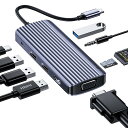 ドッキングステーション 2画面出力 - QUUGE 9in1 USB-...(2)