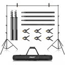 EMART 背景スタンド 300x360cm 高さ、幅調節可能 撮影スタンド 撮影用 背景スタンドセット グリーンバックスタンド 写真撮影用 人物 商品 ビデオ...
