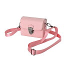 VOVMOEYA カメラケース For Canon powershot SX740/SX730/SX720,for Canon G7X Mark III/G7X MarkII/G7 X ボディケース for Sony RX100シリーズ カメラケース カメラ保護バッグ PUレザー 全面保護 ストラップ付き 腰に挟む式ーピンク