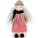BlissfulPixie ウォルドルフ人形 Waldorf Doll 手作り人形 - Lusia 30cm 柔らかい 女の子 かわいい ぬいぐるみ 子供たちに最適な人形(4)