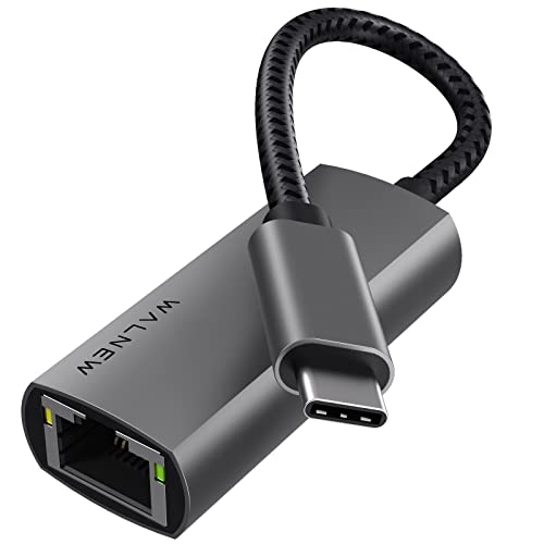【送料無料】イーサネットアダプタへのUSB C、Type-CへのWALNEWギガビット猫ケーブルコンバータ、Mac、..