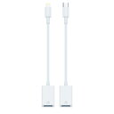 【2025新モデル】タイプc/iPhone USB 変換アダプタ OTGケーブル データ双方向伝送 USB3.0高速伝送 写真/動画/音楽/iPad/カメラ/MIDI/キーボード/DAC/マイク/マウス/iOSに対応 iPhone/iPad/PC/Androidスマホなどのデバイスに対応 - 2個セット