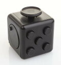 HelloGO フィジェットキューブ サイコロキューブ ストレス解消キューブ 6in1 リリーフ 手持ち無沙汰を解消する玩具 おもちゃ 気分転換 プレゼント ポケットゲーム(ブラック+ブラック)