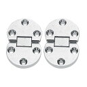 TOPINCN ヒンジ 蝶番 折りたたみ テーブルヒンジ 180度 金具 ドアヒンジ ミシン用亜鉛合金 自立 ホームフラップテーブル家具オーバル ハードウェア ...