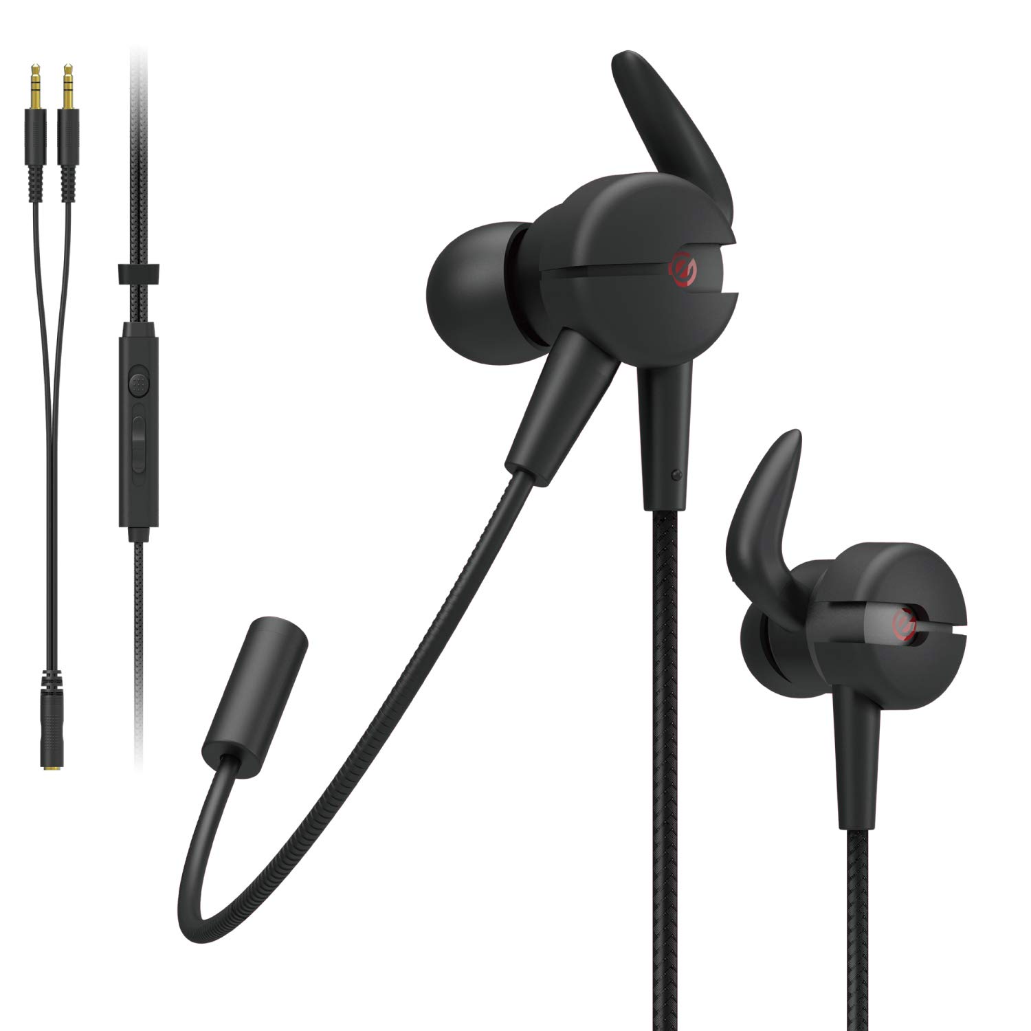 【送料無料】エレコム ゲーミングヘッドセット イヤホン 有線 【ARMA】 マイクアーム付 ブラック HS-ARMA50EBK