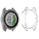 Miimall 対応Garmin(ガーミン) Approach S62専用ケース ガーミン Approach S62 カバー ソフト TPU材質 ぴったり対応 擦り傷防止 軽量 防衝撃 Garmin Approach S62 保護ケース バンパー(クリア)(2)