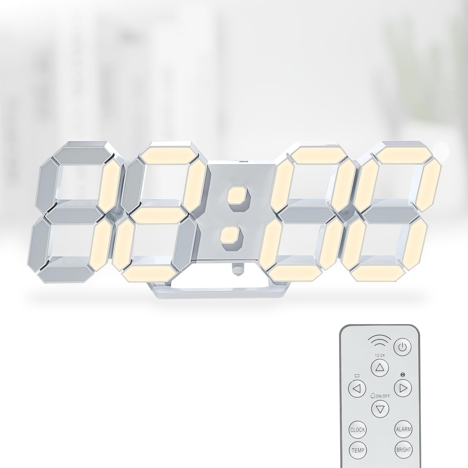 KOSUMOSU ǥ LED ɳݤ 뤵ư ŵ忧 3D LED CLOCK ֤ ܳФޤ 10...