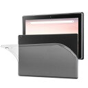 NUPO NTTドコモ dtab d-41A ケース 耐衝撃 クリア 半透明 TPU シリコン dtab d-41A 10.1インチ 専用カバー (半透明)(2)
