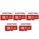 KOOTION microSDカード 32GB 5個セット SDアダプター付 Class10 UHS-I メモリカード SDHC マイクロSDカード U1高速転送 ドライブレコーダー スマートフォン デジカメ ターブレッド PC対応(2)