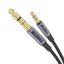 MOSWAG 3.5mmから6.35mm TRSステレオオーディオケーブル2m(2メートル)、6.35mmオスから3.5mmオス補助ジャック、iPod、ノートパソコン、ホームシアター機器、アンプなどに適している