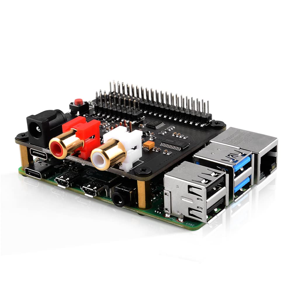 GeeekPi X930 HiFi DAC HAT拡張ボード - Bluetooth 5.0対応（Bluetoothモジュールは別売り）、すべてのRaspberry Piシリーズと互換性あり