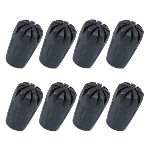 XSAJU トレッキングポール キャップ 交換用 ラバーキャップ 8個セット ノンスリップ ゴム製 内径11mm XSAJU トレッキングポール キャップ 交換用 ラバーキャップ 8個セット ノンスリップ ゴム製 内径11mm