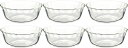 iwaki(イワキ) 耐熱ガラス 小鉢 皿 カスタードカップ 430ml 6個セット BC465