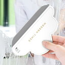 Forahome 水切りワイパー 洗面台 スクイジー 柔らかい ガラスを傷つけない 掃除しやすい 多機能 水切りワイパー お風呂掃除 洗面台 浴室 洗車用 コンパクト 持ち運び便利 可愛い雲形 ミニ水切りワイパー (ホワイト)(2)