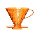 HARIO V60SP PostCoffee オリジナルコーヒードリッパー (Chrome Orange)