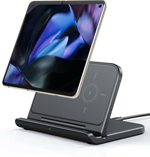 Google Pixel 9 Pro Fold対応ワイヤレス充電器、SwanScout 503S、Galaxy Z Fold 6対応充電スタンド、 Galaxy Z Fold 5/4/3、Pixel Fold適用 折り畳み式 ワイヤレス充電スタンド (アダプタ別売り) Google Pixel 9 Pro Fold対応ワイヤレス充電器、SwanScout 503S、Galaxy Z Fold 6対応充電スタンド、 Galaxy Z Fold 5/4/3、Pixel Fold適用 折り畳み式 ワイヤレス充電スタンド (アダプタ別売り)
