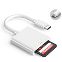 RuiMi USB C Type-C - SD カードリーダー タイプc変換アダプタOTG機能 高速な写真とビデオ転送 設定不要 対応iPhone15シリーズ Samsung Galaxy S22/21/20/10 MacBook Air カメラリーダー(2)