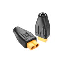 SinLoon XT60-DC5521アダプター コンバーターヘッド XT60-DC 5.5mm X 2.1mmワイヤレスTS100はんだごて、FPVモニター電...