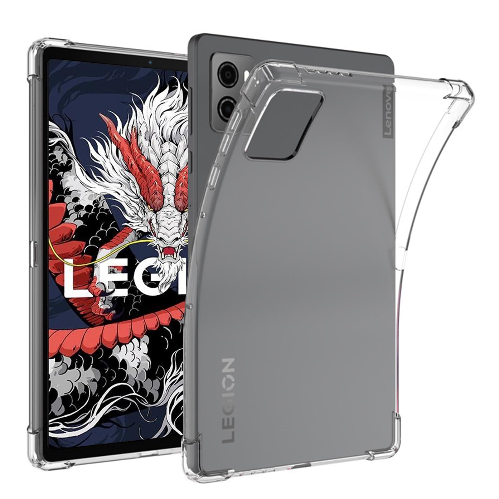 PRODELI For Legion Y700 (2025) 専用 ケース TPU素材 耐衝撃 黄変防止 クリア タブレットケース 落下防止 擦り傷防止 軽量 legion y700 8.8インチ 用 保護カバー