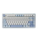 EPOMAKER x Aula F75 ゲーミングキーボード ガスケット メカニカルキーボード 5層パッド&ノブ付き 75% ワイヤレス ホットスワッパブル Bluetooth/2.4GHz/USB-C RGB 技適認証取得 (Sea Salt Blue, LEOBOG Reaper Switch)(2)
