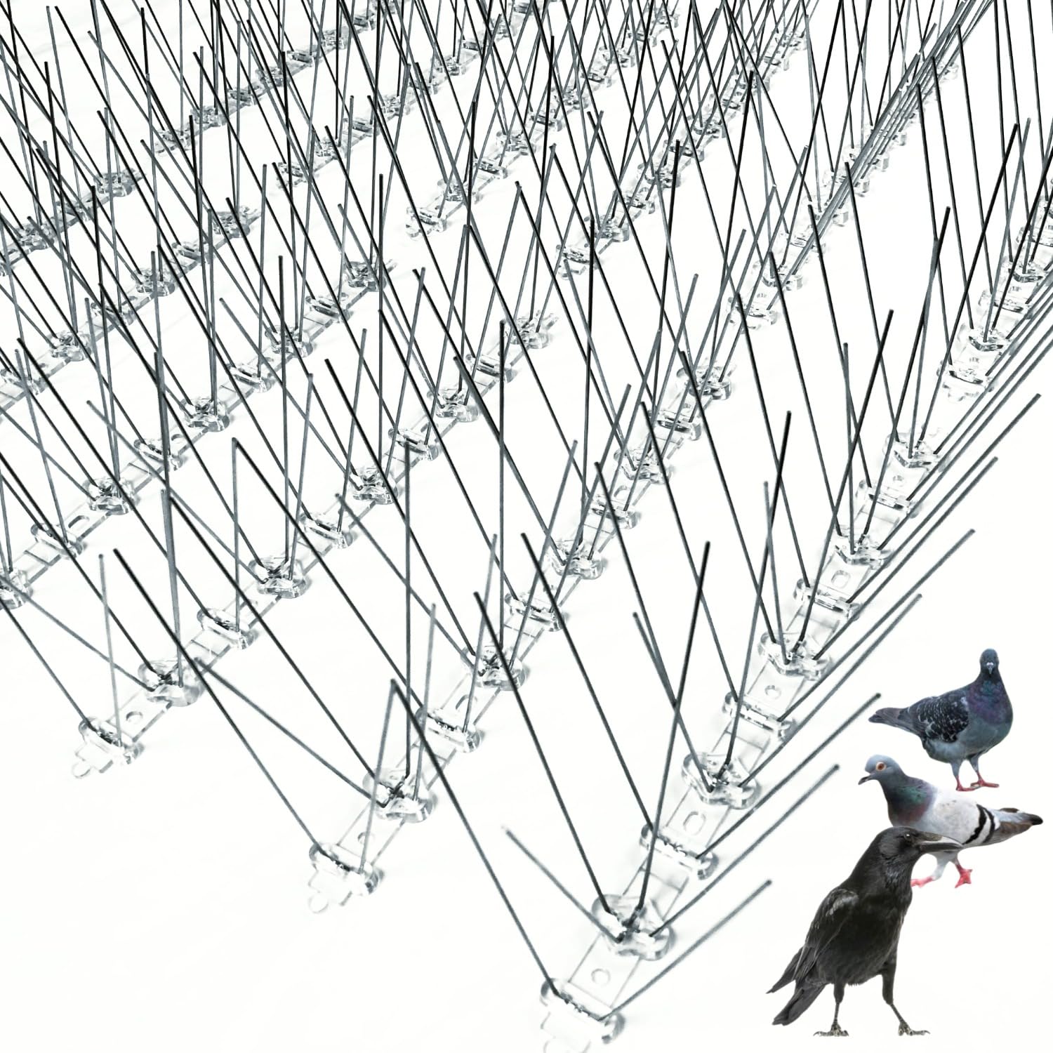 【送料無料】ONESORA 鳩よけ とげ 鳥よけ 剣山 ステンレス製 鳥よけスパイク 【総長 20m】 カラスよけ ..