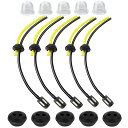【送料無料】Yandong 草刈払機燃料ホース 草刈機 パーツ 部品 草刈払機燃料ホース5個 プライマリーポンプ5個 グロメット5個 チェーンソー交換用部品 モ...